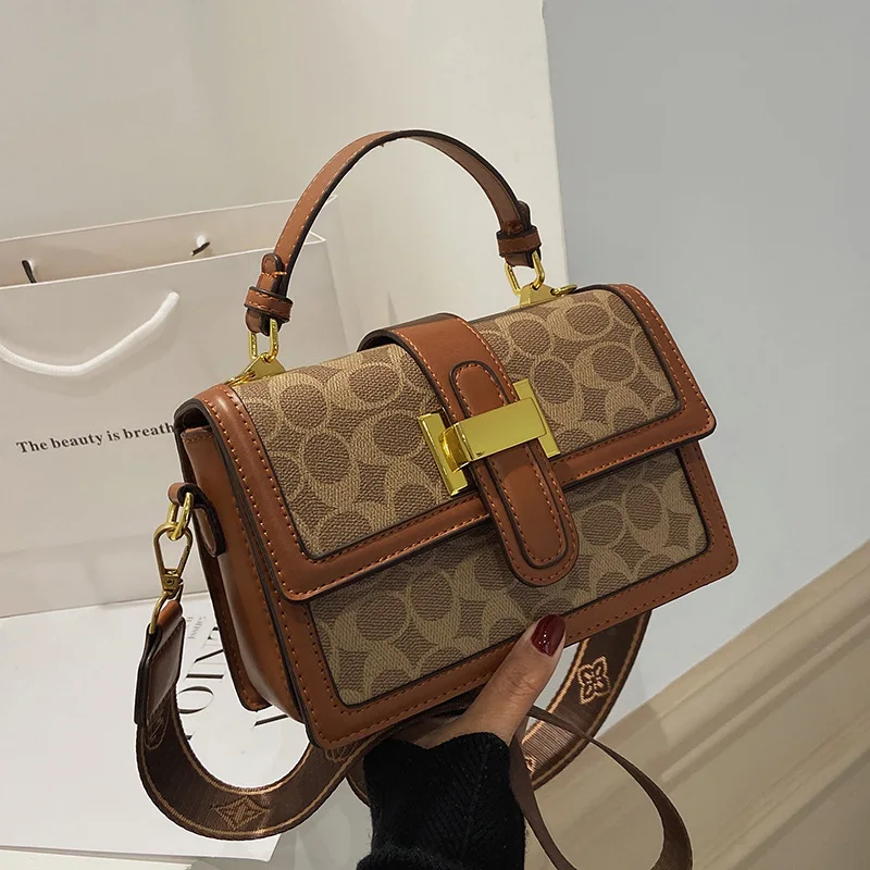 Designer Luxury Women's Bag Fashion Printed Small Square Bag Trend Brand Ladies Shoulder Messenger Bag High Quality Handbag
Designer Luxury Women's Bag Fashion Printed Small Square Bag Trend Brand Ladies Shoulder Messenger Bag High Quality Handbag