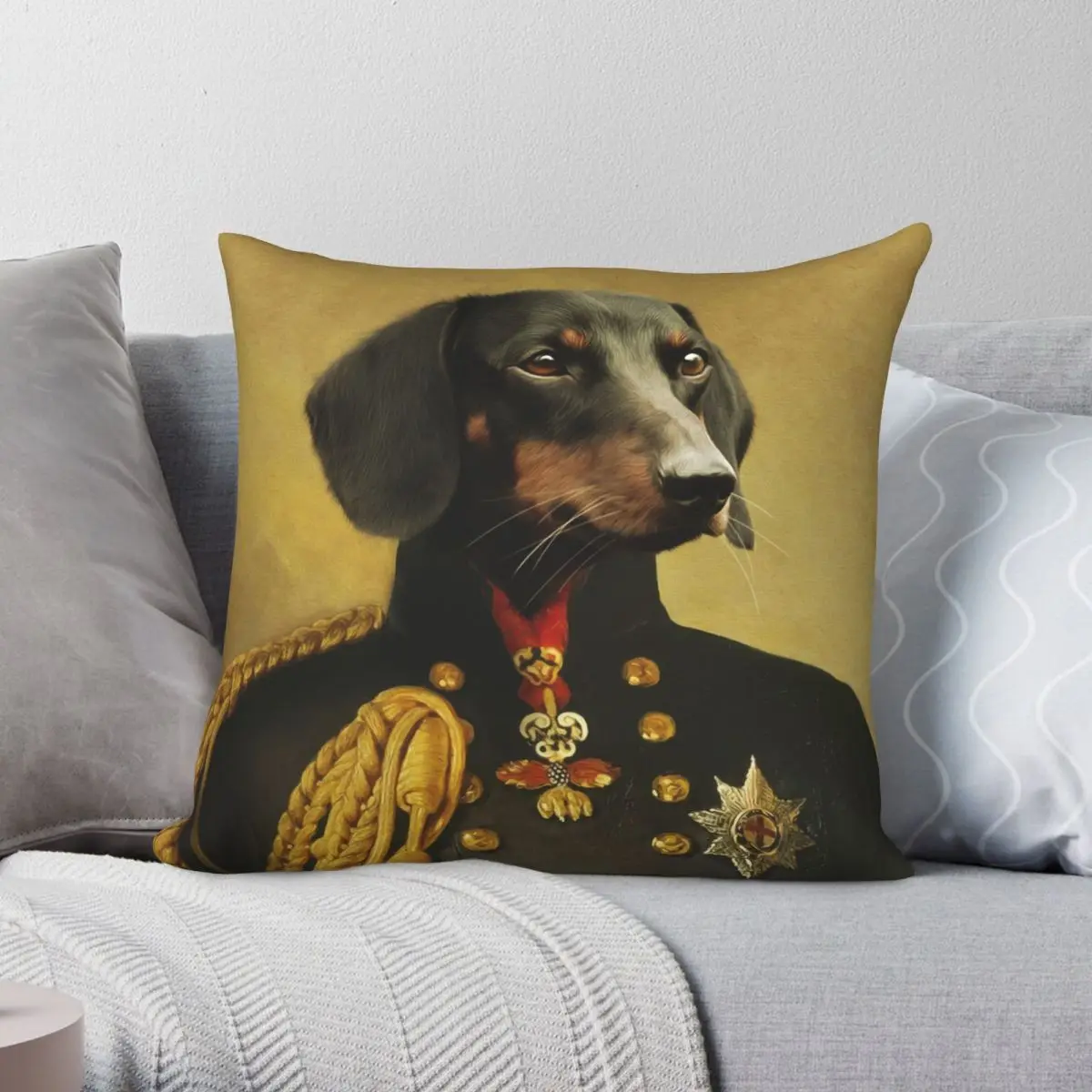 Наволочка для портретной подушки Royal Dog из полиэстера и льна, бархатная наволочка с принтом на молнии, декоративная подушка
Наволочка для портретной подушки Royal Dog из полиэстера и льна, бархатная наволочка с принтом на молнии, декоративная подушка