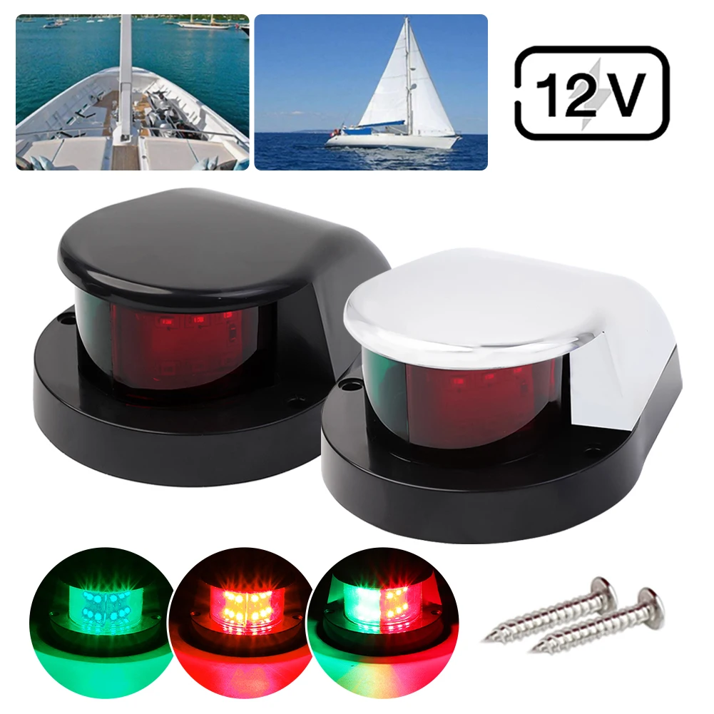 Boat Navigation LED Light 12LED Red Green Navigation Signal Lights Waterproof Side Marker Signal Lamp For Marine Boat Motorboat
Boat Navigation LED Light 12LED Red Green Navigation Signal Lights Waterproof Side Marker Signal Lamp For Marine Boat Motorboat