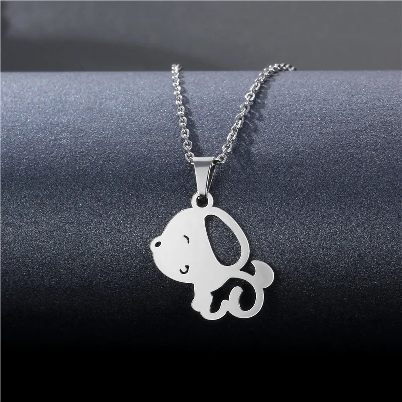 Stainless Steel Necklace For Women Man Cute Dog Silver Color Pendant Necklace Engagement Jewelry
Stainless Steel Necklace For Women Man Cute Dog Silver Color Pendant Necklace Engagement Jewelry
