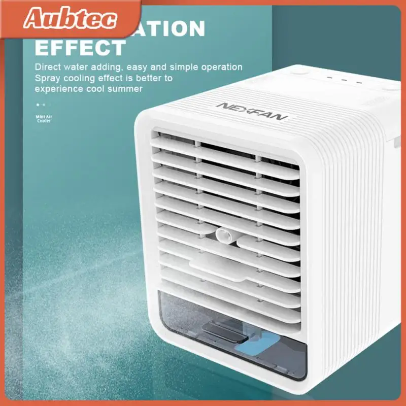 Low Noise Air Cooler Fans Usb Cooling Mist Fan White With Night Light 10w Desktop Air Conditioner Home-appliance Humidification
Low Noise Air Cooler Fans Usb Cooling Mist Fan White With Night Light 10w Desktop Air Conditioner Home-appliance Humidification