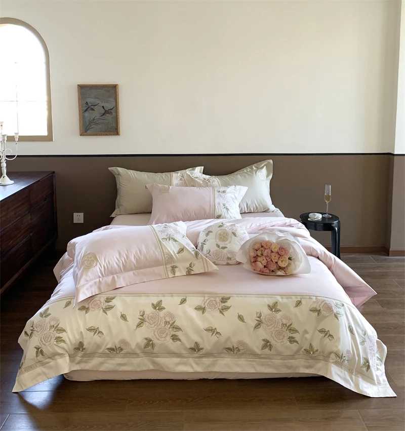 Luxury 1000TC Egyptian Cotton Bedding Set Flowers Embroidery Queen King Duvet Cover Set Fitted Sheet Or Bed Sheet Pillowcases
Luxury 1000TC Egyptian Cotton Bedding Set Flowers Embroidery Queen King Duvet Cover Set Fitted Sheet Or Bed Sheet Pillowcases