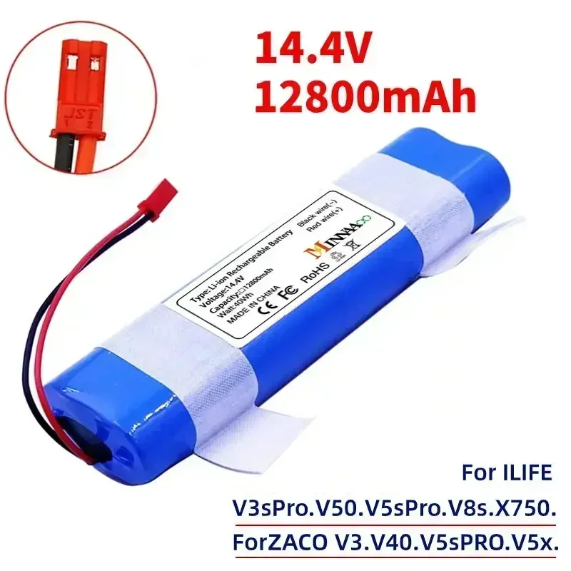 14.8V Battery 12800mAh Good Quality Lithium Battery for ILIFE V5 V5s V50 V3 plus v3s Robot Vacuum Cleaner ilife v5s pro battery
14.8V Battery 12800mAh Good Quality Lithium Battery for ILIFE V5 V5s V50 V3 plus v3s Robot Vacuum Cleaner ilife v5s pro battery