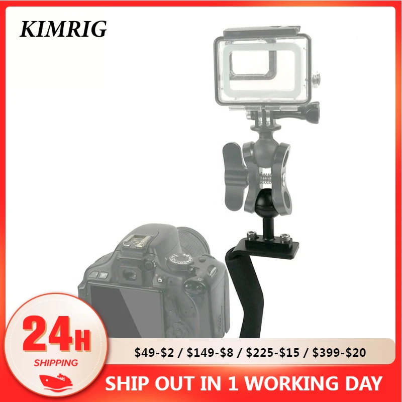 Single Handle Diving Tray Adjustable Camera Bracket Handheld Stabilizer 1" Ballhead Tripod Mount Z Shape Holder Fr GoPro 9 8 SLR
Single Handle Diving Tray Adjustable Camera Bracket Handheld Stabilizer 1" Ballhead Tripod Mount Z Shape Holder Fr GoPro 9 8 SLR