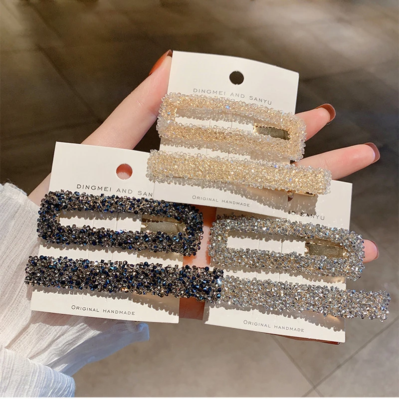 2Pcs/Set Crystal Hair Clips Women Shiny Hair Ornament Hairpins Barrettes Fashion Headbands Hair Accessories Head Jewelry
2Pcs/Set Crystal Hair Clips Women Shiny Hair Ornament Hairpins Barrettes Fashion Headbands Hair Accessories Head Jewelry