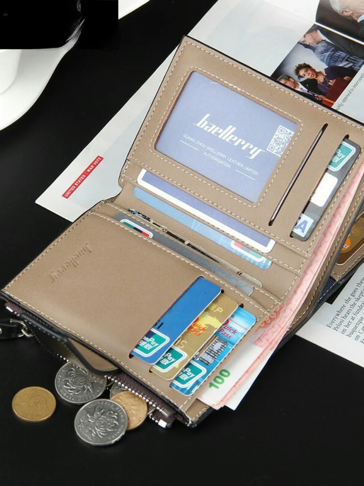 Men's wallet card package integrated zipper fashion leather high quality durable wear-resistant easy to carry no burden
Men's wallet card package integrated zipper fashion leather high quality durable wear-resistant easy to carry no burden