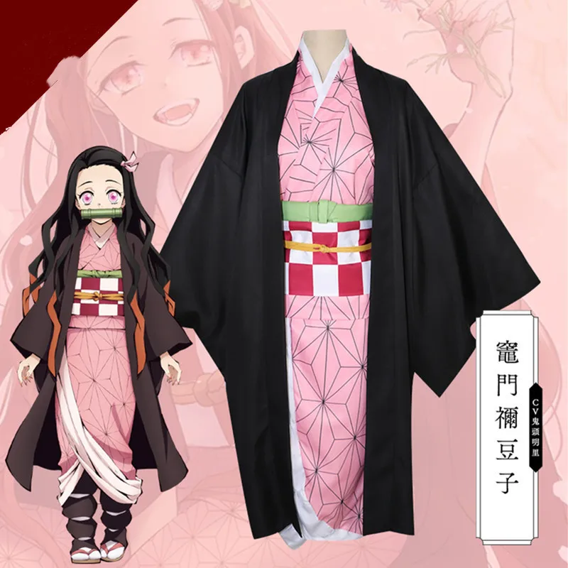 Anime Demon Slayer Kimetsu no Yaiba Kamado Nezuko Cosplay Costume Adult Woman Halloween Carnival Uniform
Anime Demon Slayer Kimetsu no Yaiba Kamado Nezuko Cosplay Costume Adult Woman Halloween Carnival Uniform