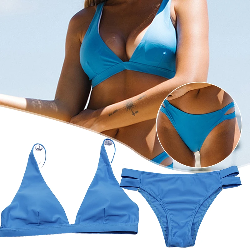 Hot Women's Swimsuit Sexy Bikini Adjustable Bra Low Waisted Thong Beach Swimwear
Hot Women's Swimsuit Sexy Bikini Adjustable Bra Low Waisted Thong Beach Swimwear