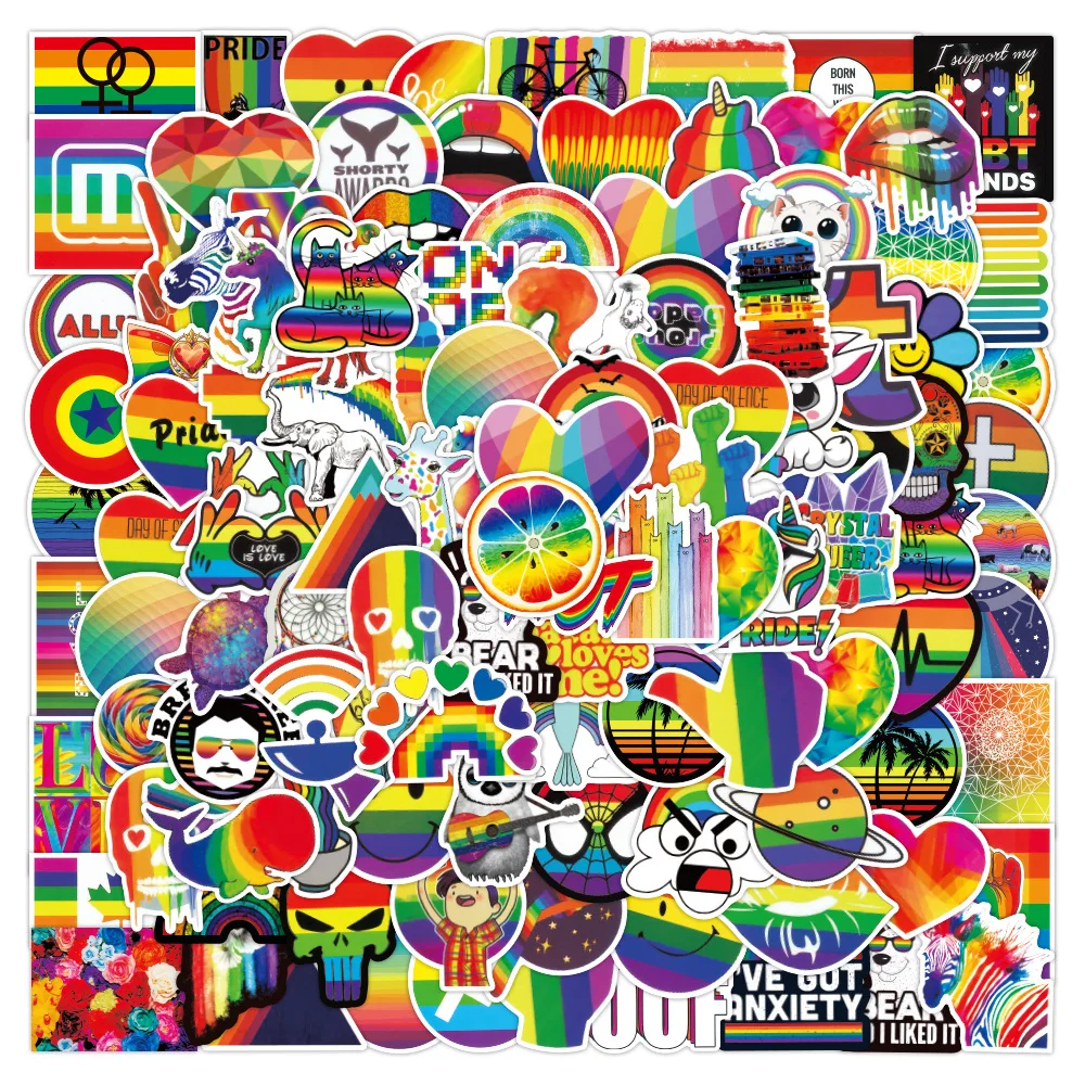 10/30/50PCS New Popular Cartoon Rainbow Color Sticker Pack Skateboard Decoration DIY Laptop Children's Waterproof Decal Wholesal
10/30/50PCS New Popular Cartoon Rainbow Color Sticker Pack Skateboard Decoration DIY Laptop Children's Waterproof Decal Wholesal