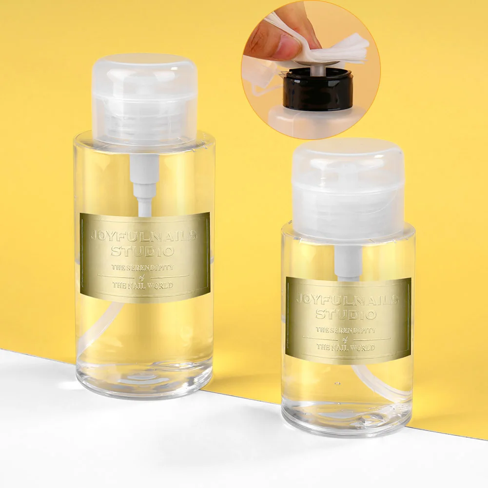 150/300ml Push Down Empty Lockable Pump Dispenser Bottle for Nail Polish and Makeup Remover Nail Polish Remover Bottle
150/300ml Push Down Empty Lockable Pump Dispenser Bottle for Nail Polish and Makeup Remover Nail Polish Remover Bottle