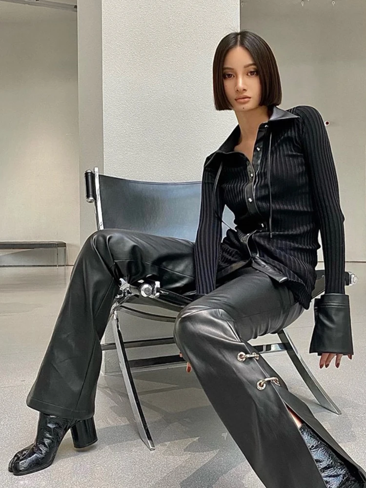 Autumn/Winter New Knitted Leather Shirt Jacket Button Top 2022 Casual Fashion Women's Versatile Beauty camping y2k Clothes bra
Autumn/Winter New Knitted Leather Shirt Jacket Button Top 2022 Casual Fashion Women's Versatile Beauty camping y2k Clothes bra