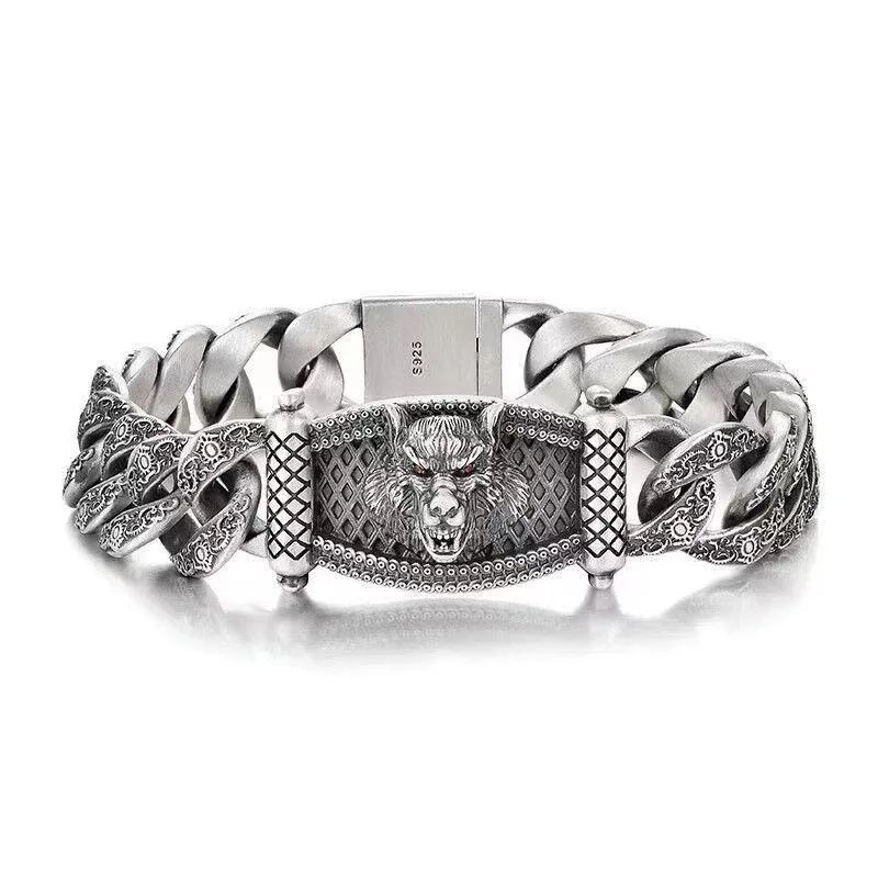 Vintage Domineering Silver Color Wolf Bracelet Shiny Opening Bracelet Hip-hop Punk Jewelry Accessories Gift
Vintage Domineering Silver Color Wolf Bracelet Shiny Opening Bracelet Hip-hop Punk Jewelry Accessories Gift