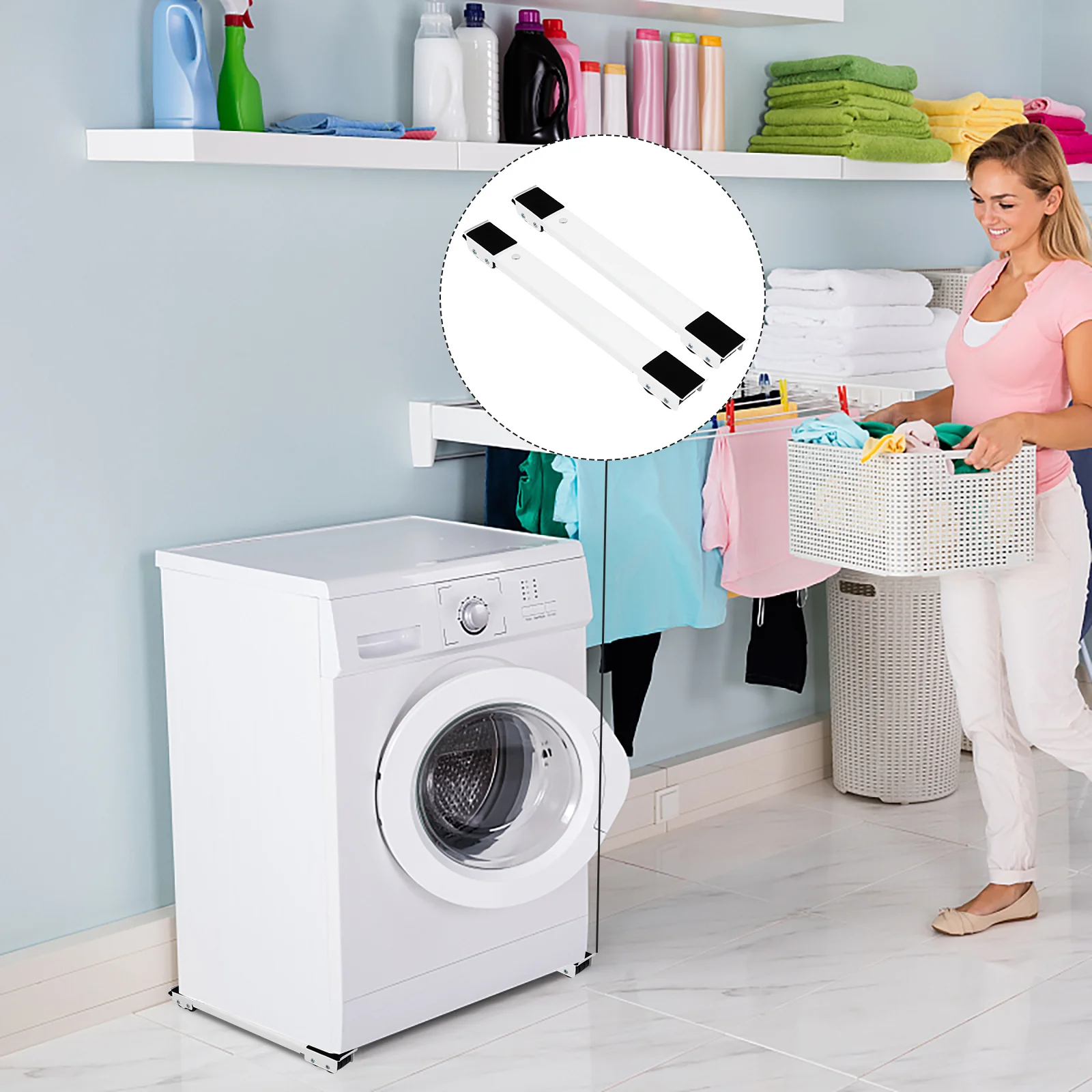 Washing Machine Bracket Wheel Barrow Heavy Duty Washer Roller Appliance Machine Machine Stand Iron Washing Machine Base Stand
Washing Machine Bracket Wheel Barrow Heavy Duty Washer Roller Appliance Machine Machine Stand Iron Washing Machine Base Stand