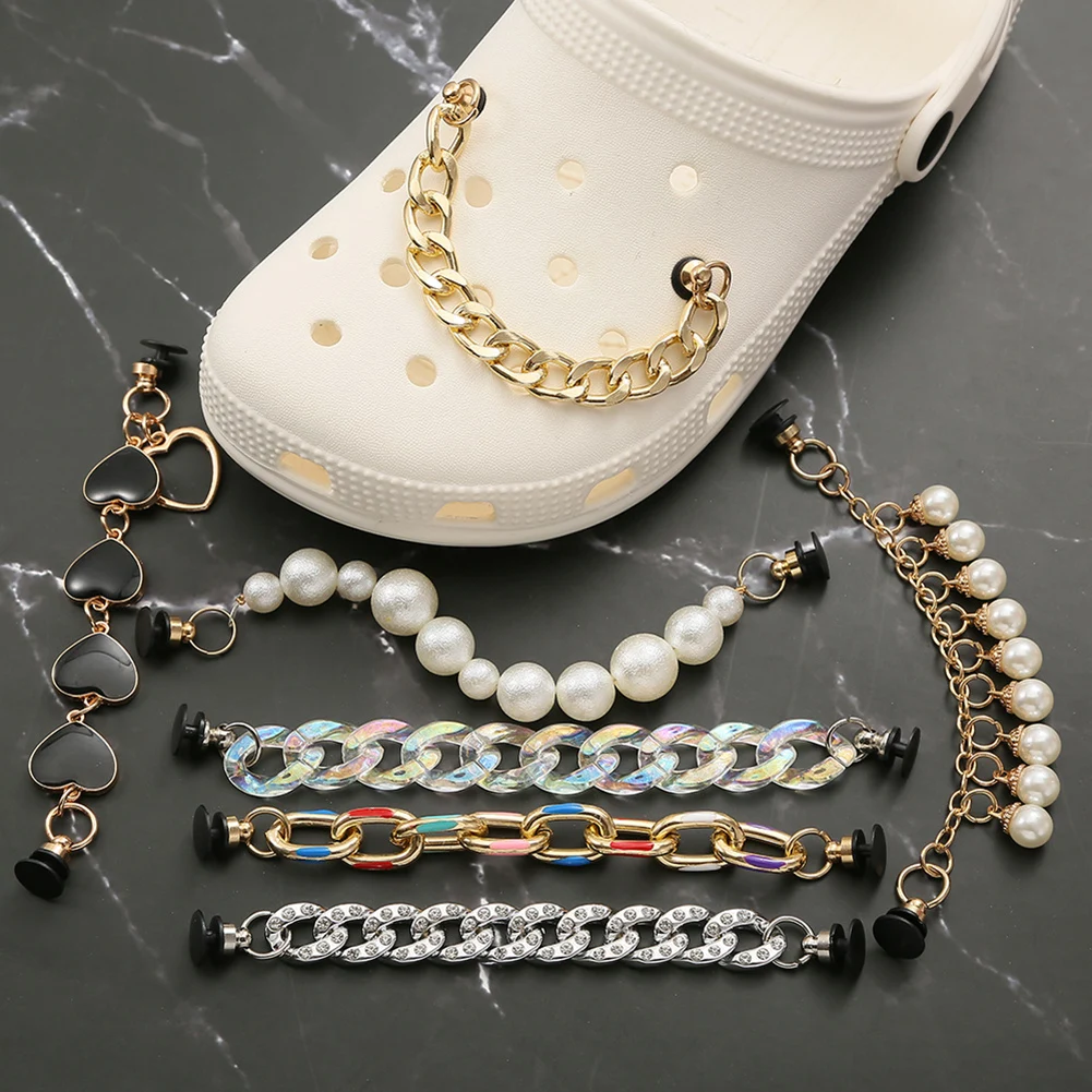 Single Chain Bracelet Shoe Decoration Buckle Charms Rhinestone Clear Circle DIY Combination Accessories
Single Chain Bracelet Shoe Decoration Buckle Charms Rhinestone Clear Circle DIY Combination Accessories