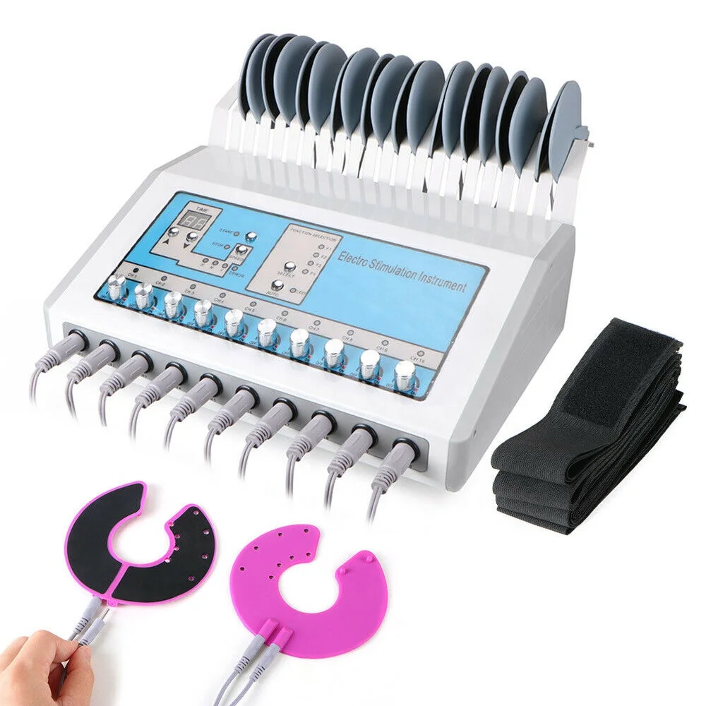EMS Fitness Machines 24 Pads Acupuncture Electrical Russian Waves Slimming Muscle Stimulator Machine Slimming Therapy System 
EMS Fitness Machines 24 Pads Acupuncture Electrical Russian Waves Slimming Muscle Stimulator Machine Slimming Therapy System