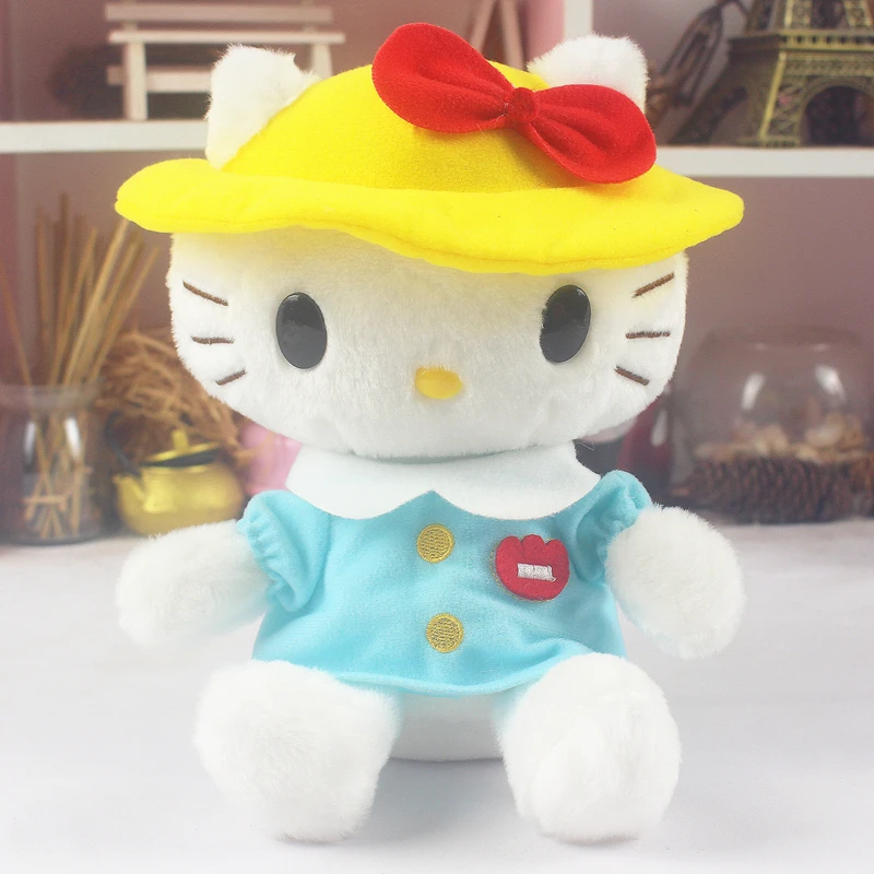 

Kawaii Sanrio Hello Kitty 20cm Cinnamoroll Plush Dolls Room Decor Dress up Doll Toy spotify premium juguetes Cartoon Ragdoll