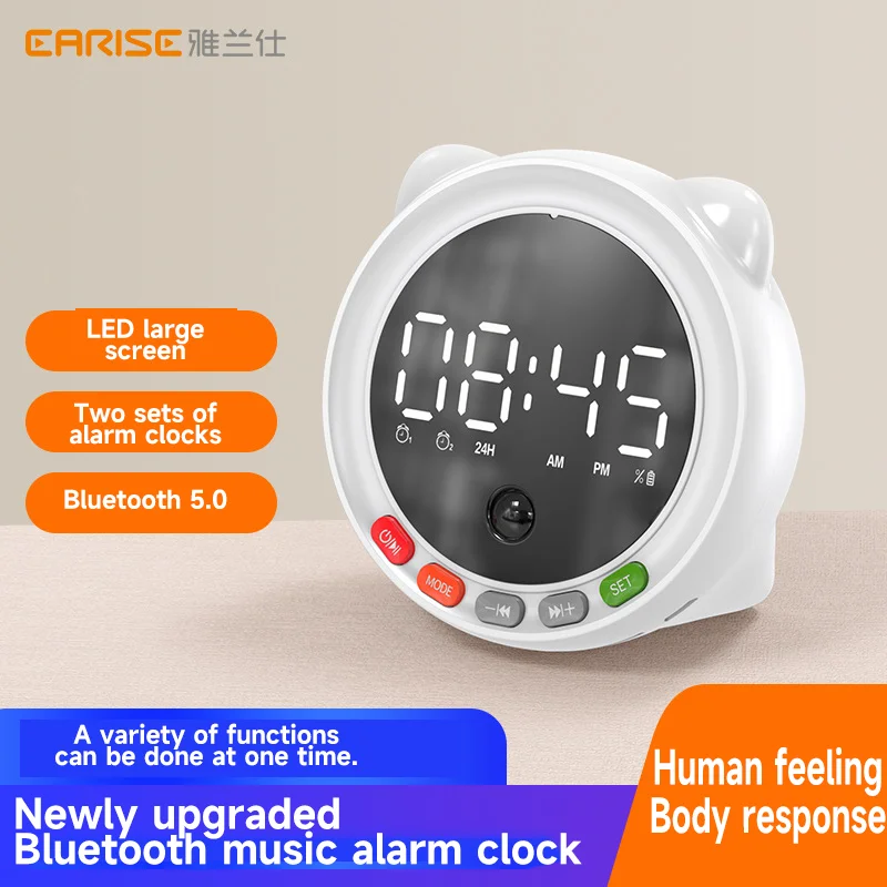 New Mirror Bluetooth Speaker Card Radio Student Home Fashion Portable Mini Gift Clock Alarm Clock Wake Up Alarm Clock Digital
New Mirror Bluetooth Speaker Card Radio Student Home Fashion Portable Mini Gift Clock Alarm Clock Wake Up Alarm Clock Digital