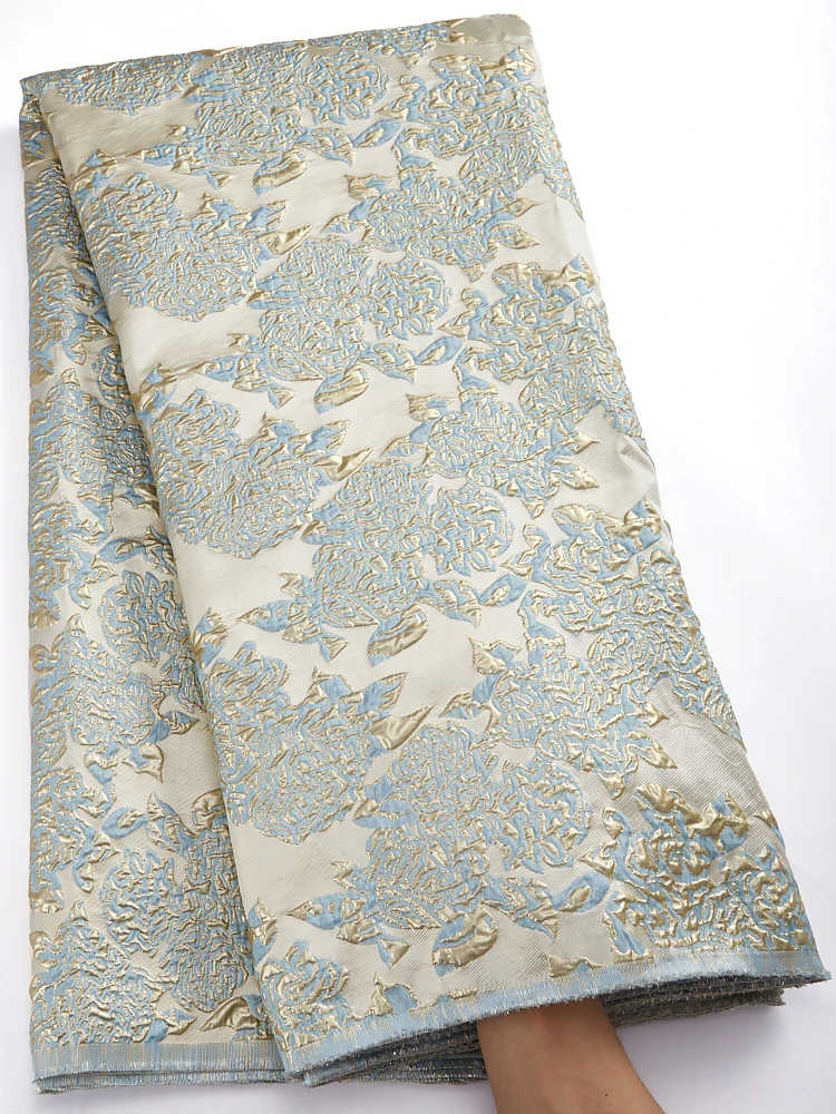 Zhenguiru African Gilding Lace Fabric High Quality French Brocade Jacquard Lace Fabric 5Yards For Nigerian Party Dresses A2901
Zhenguiru African Gilding Lace Fabric High Quality French Brocade Jacquard Lace Fabric 5Yards For Nigerian Party Dresses A2901