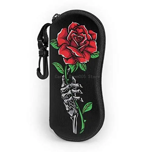 Skull Rose Sunglasses Soft Case Glasses Case For Women Men Ultra Light Neoprene Zipper Eyeglass Case
Skull Rose Sunglasses Soft Case Glasses Case For Women Men Ultra Light Neoprene Zipper Eyeglass Case