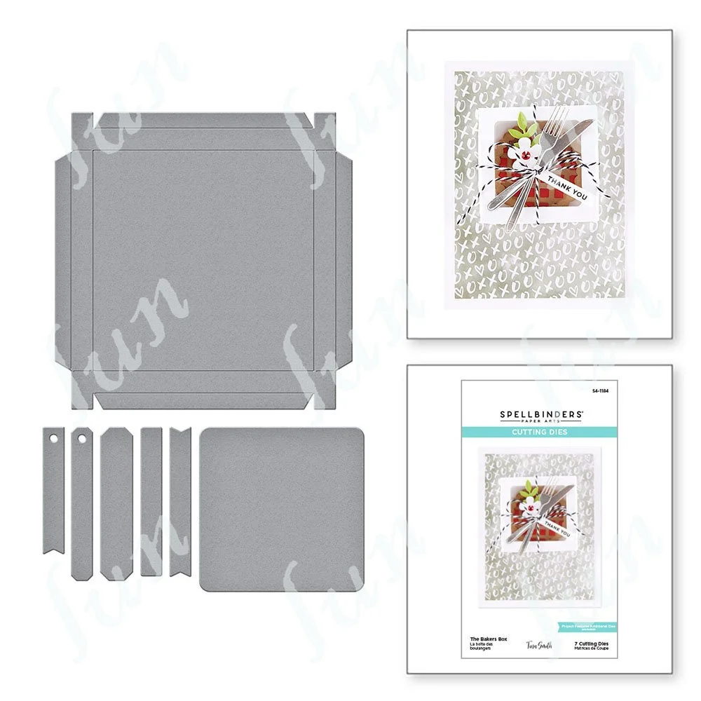 The Bakers Box Metal Cutting Dies for Diy Scrapbooking Cut Stencils Make Photo Album Template Handmade Decoration Embossing Mold
The Bakers Box Metal Cutting Dies for Diy Scrapbooking Cut Stencils Make Photo Album Template Handmade Decoration Embossing Mold
