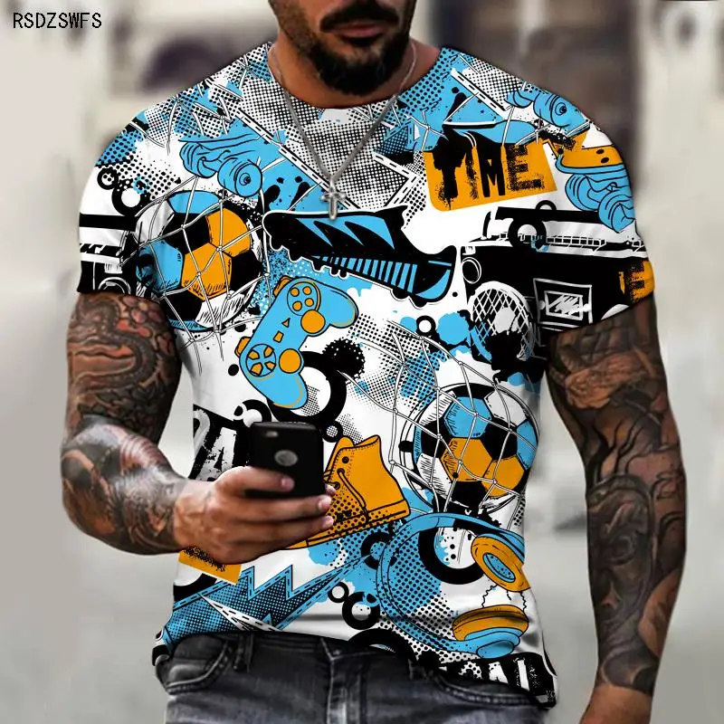 2021 hip-hop style letter stitching men's oversized T-shirt 5XL summer short-sleeved top fashion casual street T-shirt
2021 hip-hop style letter stitching men's oversized T-shirt 5XL summer short-sleeved top fashion casual street T-shirt