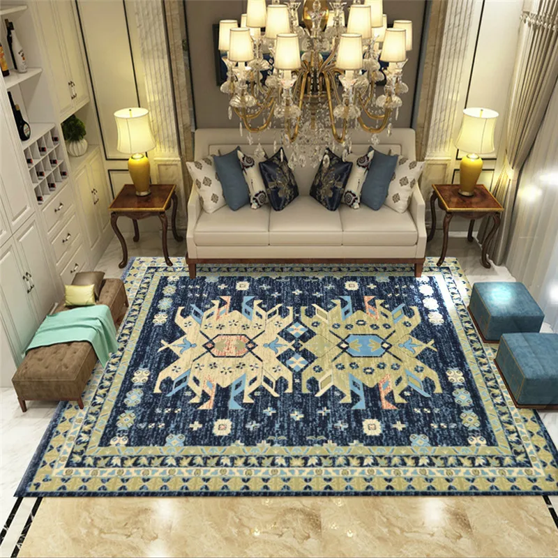 New Vintage Morocco Carpet Bedroom Living Room Area Rugs Parlor Sofa Tea Table Mat Study Rugs Children Persian Style Carpet 
New Vintage Morocco Carpet Bedroom Living Room Area Rugs Parlor Sofa Tea Table Mat Study Rugs Children Persian Style Carpet