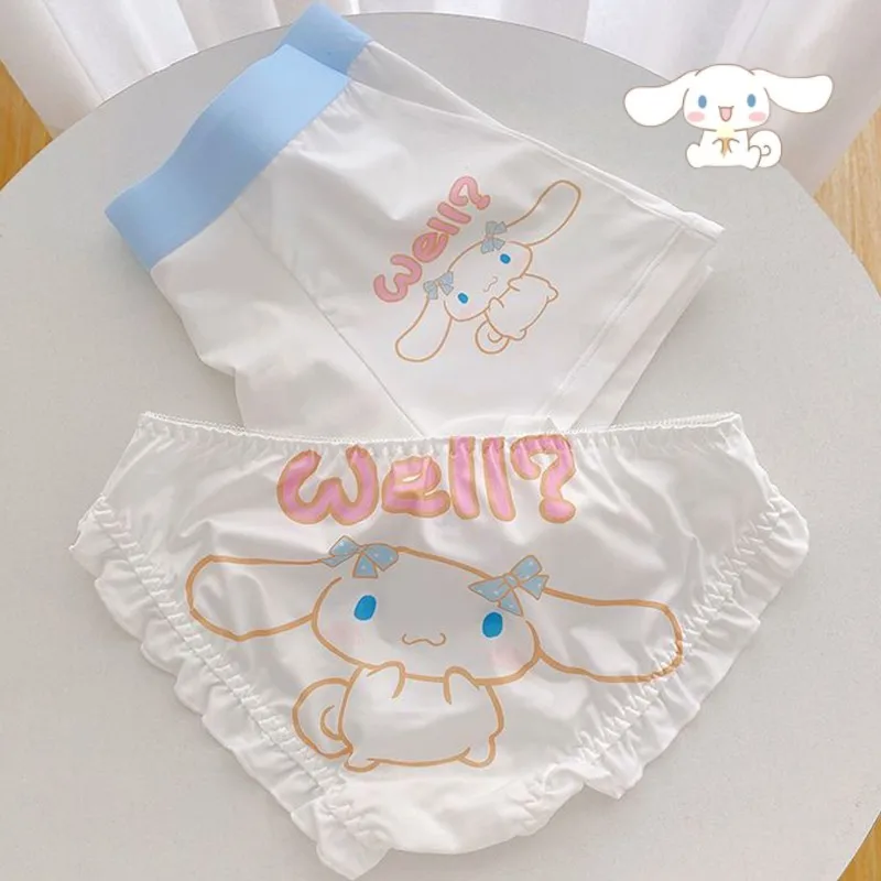 2Pcs Anime Cinnamoroll Cartoon Couple Panties Soft Silky Breathable Panties Sweet Japanese Men and Women Panties Couple Gifts
2Pcs Anime Cinnamoroll Cartoon Couple Panties Soft Silky Breathable Panties Sweet Japanese Men and Women Panties Couple Gifts