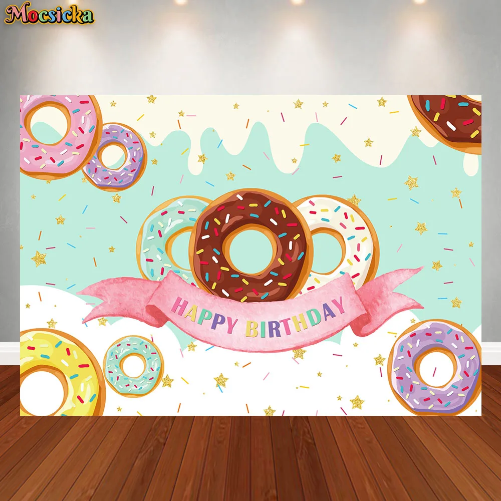 Mocsicka Baby Shower Birthday Backdrop Ice Cream Sweet Donuts Party Decor Photography Background For Photo Studio Photocall
Mocsicka Baby Shower Birthday Backdrop Ice Cream Sweet Donuts Party Decor Photography Background For Photo Studio Photocall