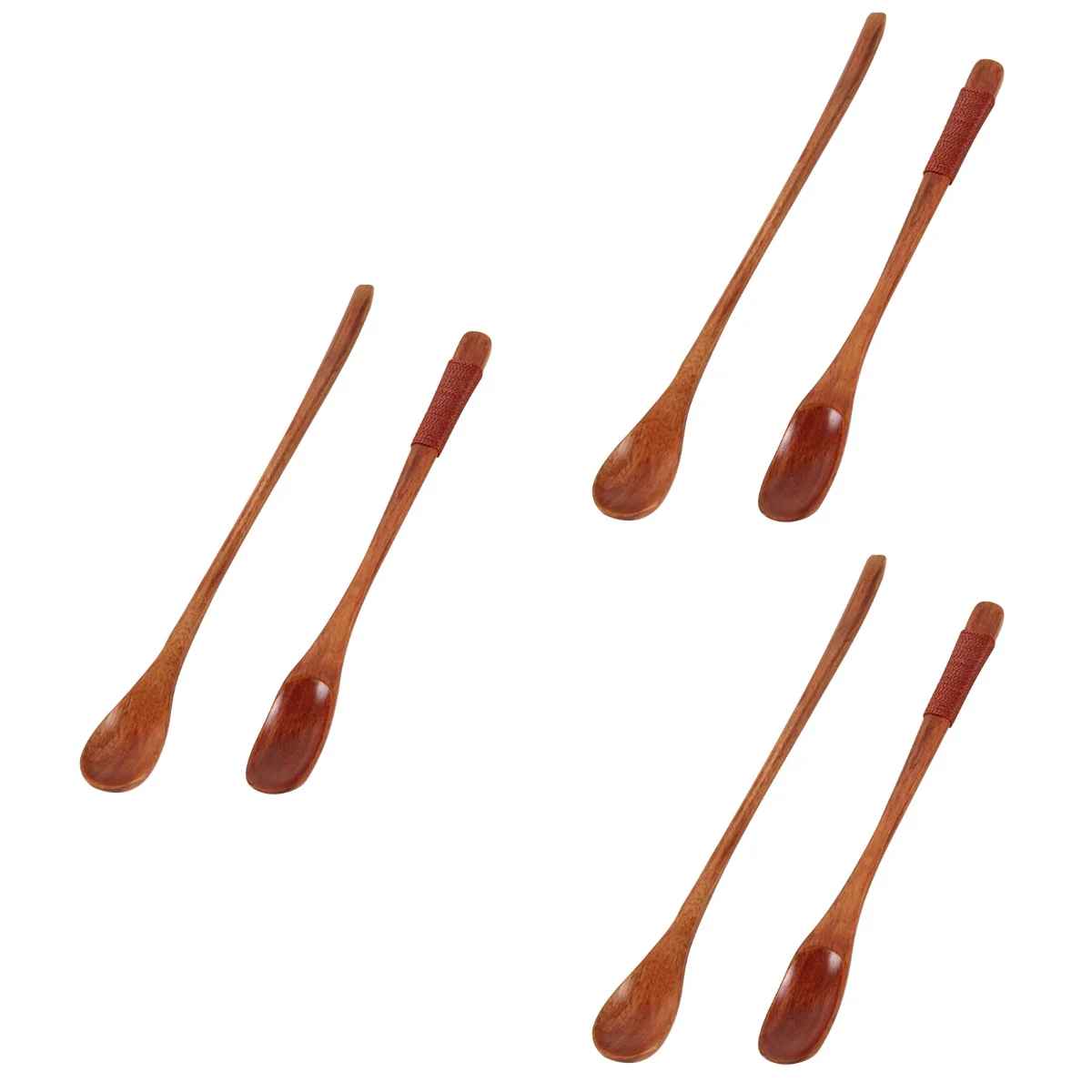 6 PCS Handle Coffee Spoon Round Spoon Japanese Style Tie Line Stirring Wooden Spoon Flat Spoon
6 PCS Handle Coffee Spoon Round Spoon Japanese Style Tie Line Stirring Wooden Spoon Flat Spoon