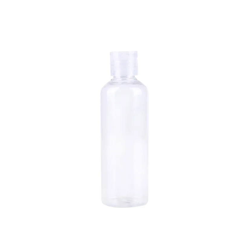 

250ml/100ml/30ml/5ml Plastic Clear Empty Seal Bottles Pack Clamshell Water Bottle Flip Top Cap Packaging Mini Liquid Container