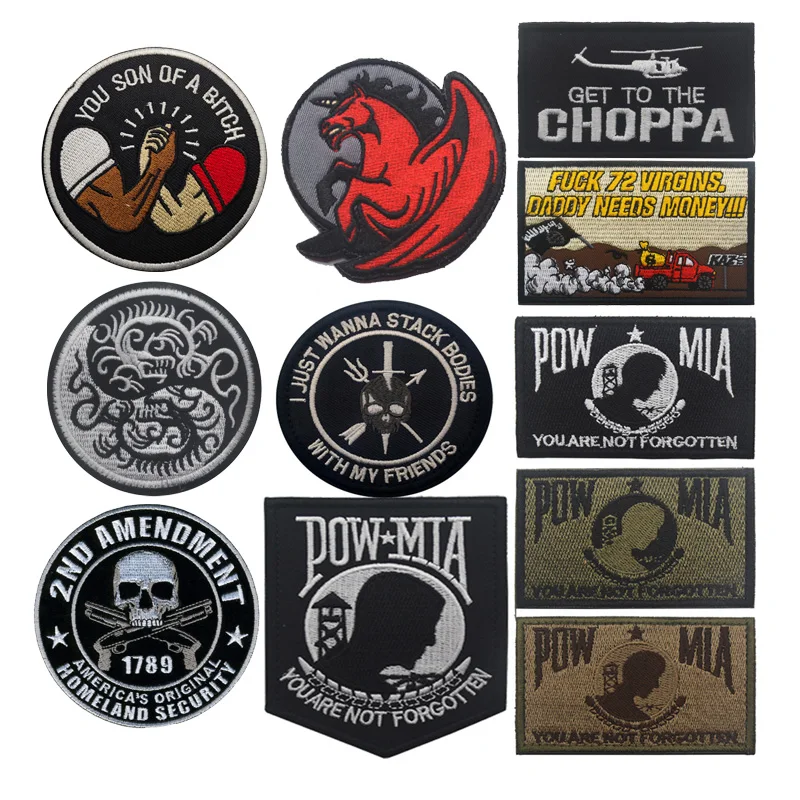 TSUKIPRO 2022 Patch You Won't Forget Badge Tactical Morale Outdoor Bag Sticker Armband 3D Embroidered Patches Hook&Loop
TSUKIPRO 2022 Patch You Won't Forget Badge Tactical Morale Outdoor Bag Sticker Armband 3D Embroidered Patches Hook&Loop
