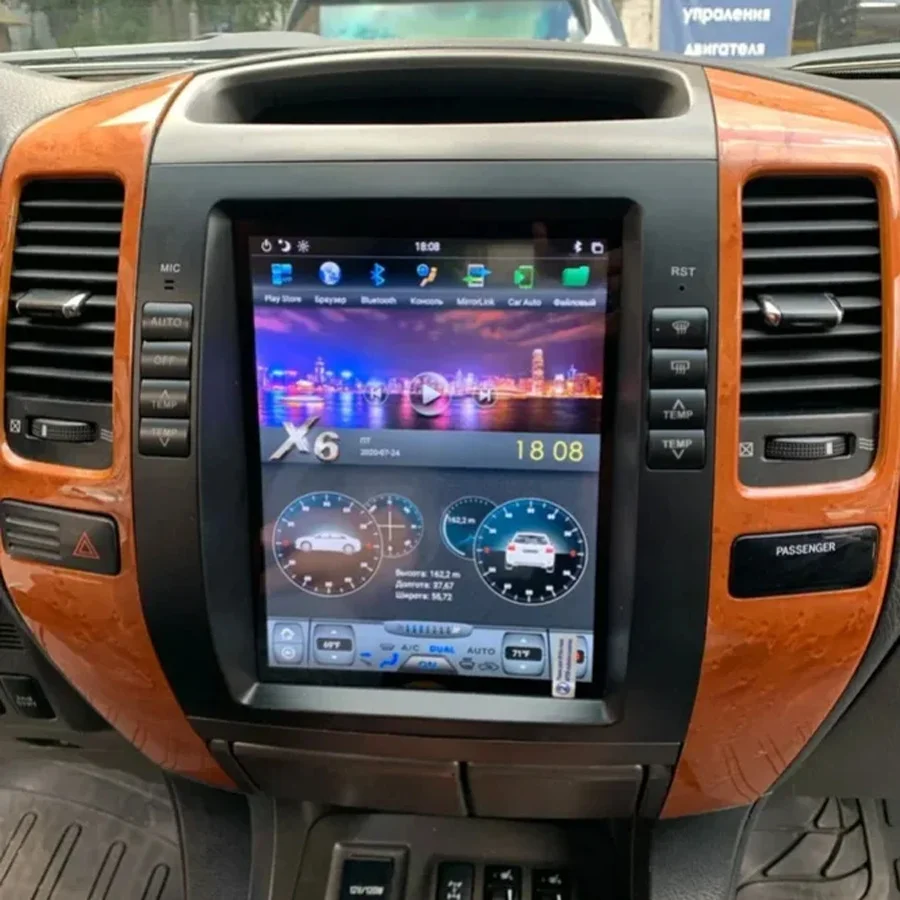 Автомобильный мультимедийный плеер для Lexus GX470 Android радио для Toyota Land Cruiser Prado 120 2002 - 2009 экран Tesla GPS навигация
Автомобильный мультимедийный плеер для Lexus GX470 Android радио для Toyota Land Cruiser Prado 120 2002 - 2009 экран Tesla GPS навигация