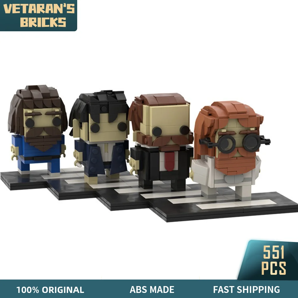 MOC Beatled Lennon Brickheadz Music Rock Band Member Figures Collection Set Building Blocks Children Toys for Boys
MOC Beatled Lennon Brickheadz Music Rock Band Member Figures Collection Set Building Blocks Children Toys for Boys