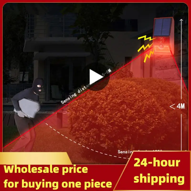 2-In-1 Solar Motion Sensor Detector Alarm Light Remote Control Siren Waterproof 129dB Siren Lamp For Home Outdoor Yard Farm
2-In-1 Solar Motion Sensor Detector Alarm Light Remote Control Siren Waterproof 129dB Siren Lamp For Home Outdoor Yard Farm