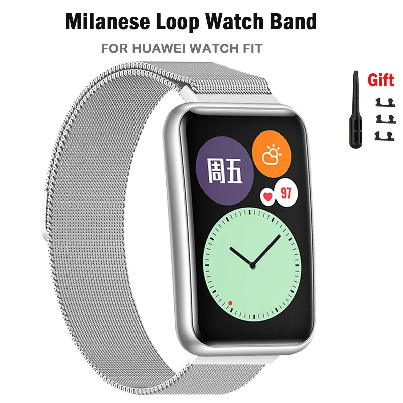 Milanese Magnetic Loop Band For Huawei Watch Fit Stainless Steel Mesh Loop Bracelet Strap For Huawei Watch Fit Band
Milanese Magnetic Loop Band For Huawei Watch Fit Stainless Steel Mesh Loop Bracelet Strap For Huawei Watch Fit Band