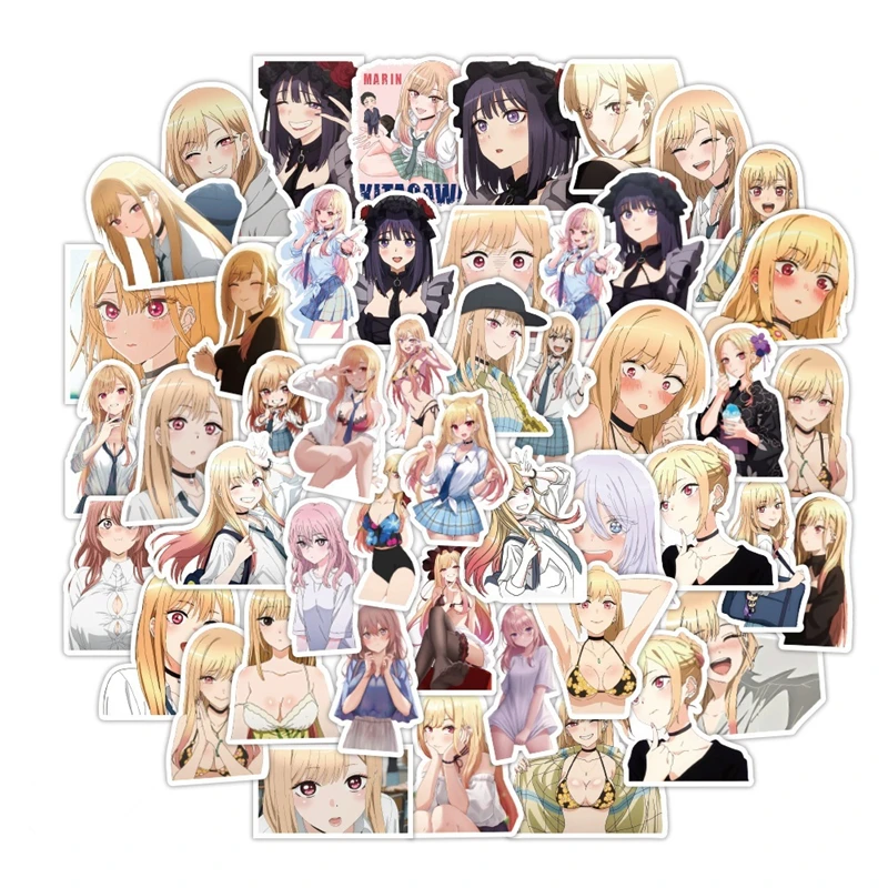Cartoon Anime Kawaii My Dress-Up Darling Stickers for Laptop Suitcase Stationery Waterproof Decals Album Kid Toys Birthday Gifts 
Cartoon Anime Kawaii My Dress-Up Darling Stickers for Laptop Suitcase Stationery Waterproof Decals Album Kid Toys Birthday Gifts