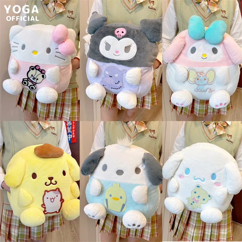 Cute Cartoon Kawaii Kuromi Pachacco My Melody Cinnamon Roll Hello Kitty Plush Doll Pillow Hand Warmer Blanket 3 In 1 Convenient
Cute Cartoon Kawaii Kuromi Pachacco My Melody Cinnamon Roll Hello Kitty Plush Doll Pillow Hand Warmer Blanket 3 In 1 Convenient