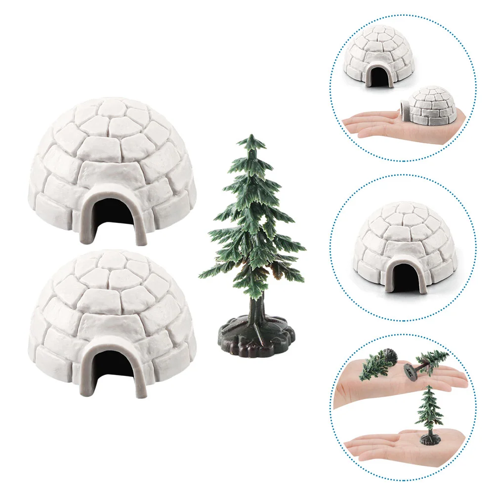 Polar Igloo Christmas Tree Figurines Set Miniature Realistic Arctic Figures Toy Playset
Polar Igloo Christmas Tree Figurines Set Miniature Realistic Arctic Figures Toy Playset
