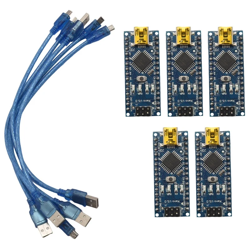 Nano V3.0 Mini USB Board FT232RL Atmega328 16Mhz Atmega328p Microcontroller, Compatible With Nano V3
Nano V3.0 Mini USB Board FT232RL Atmega328 16Mhz Atmega328p Microcontroller, Compatible With Nano V3