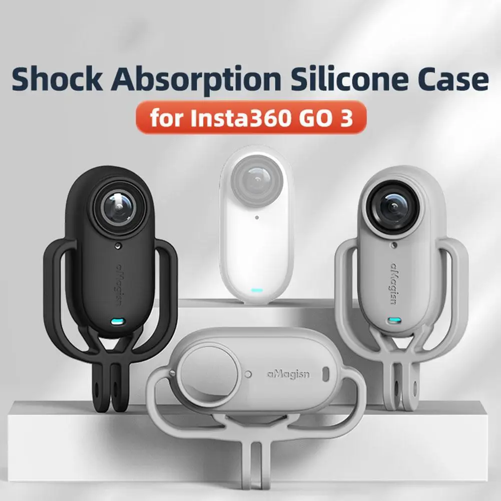 AMagisn For Insta360 GO3 GO 3 Shock-Absorbing Silicone Mount Protective Case All-round Protection Accessories
AMagisn For Insta360 GO3 GO 3 Shock-Absorbing Silicone Mount Protective Case All-round Protection Accessories