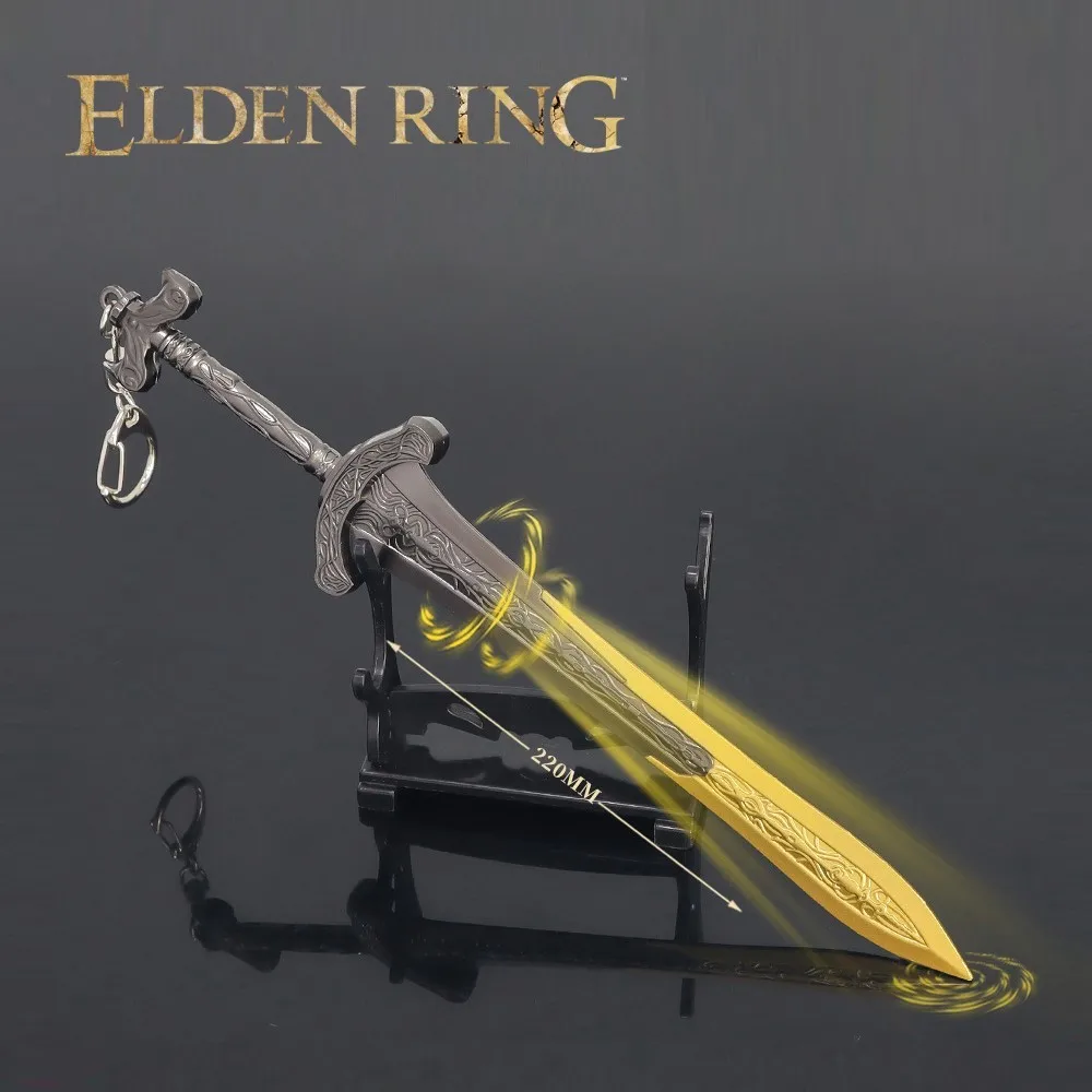 Elden Ring Weapon Gargoyle's Greatsword Game Anime Keychain Alloy Swords Butterfly Katana Figures Model Kids Toys Birthday Gifts
Elden Ring Weapon Gargoyle's Greatsword Game Anime Keychain Alloy Swords Butterfly Katana Figures Model Kids Toys Birthday Gifts