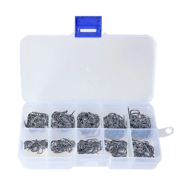300Pcs High-Carbon Steel Barbed Fishing Hooks Without Holes 3-12 Fishing Hooks For Various Fishing Environments
300Pcs High-Carbon Steel Barbed Fishing Hooks Without Holes 3-12 Fishing Hooks For Various Fishing Environments