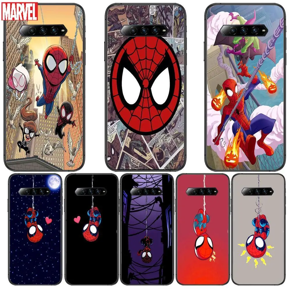 Cartoon Spiderman Case For xiaomi redmi Black Shark 4 Pro 2 3 3s Cases Helo Silicone Phone Cover soft black back funda
Cartoon Spiderman Case For xiaomi redmi Black Shark 4 Pro 2 3 3s Cases Helo Silicone Phone Cover soft black back funda