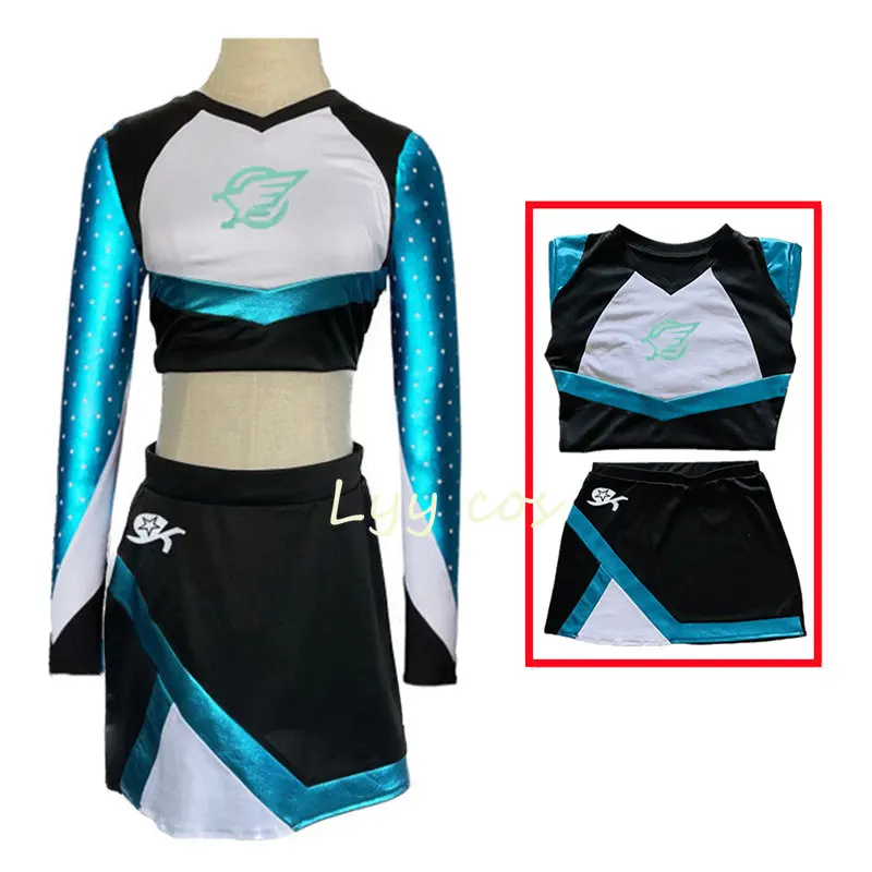 Maddy Cosplay Women Cheerleading Costume Uniform Euphoria Costume Sexy V Neck Long Sleeve Mini Skirt Outfit
Maddy Cosplay Women Cheerleading Costume Uniform Euphoria Costume Sexy V Neck Long Sleeve Mini Skirt Outfit