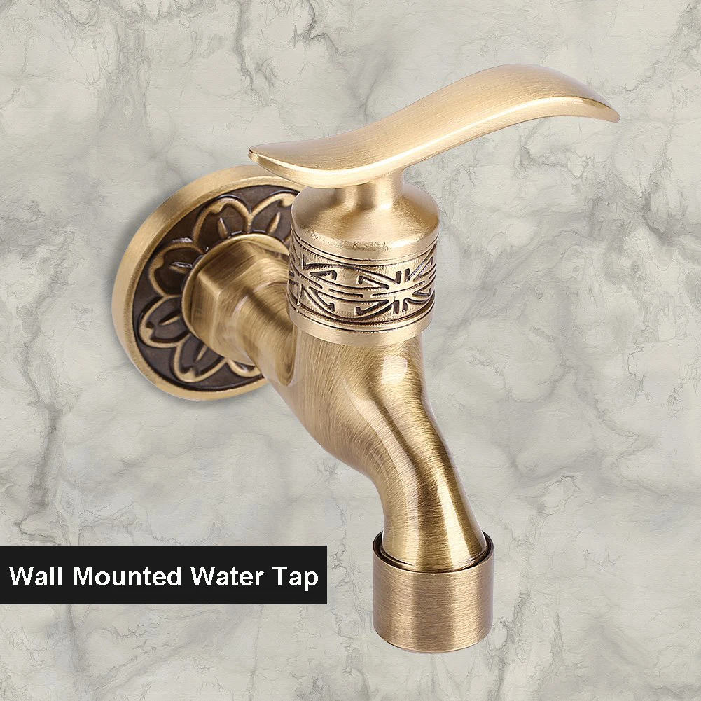 Antique Style Brass Washing Machine Faucet Wall Mount Laundry Cold Water Tap Bathroom Use Faucet§ Faucet§
Antique Style Brass Washing Machine Faucet Wall Mount Laundry Cold Water Tap Bathroom Use Faucet§ Faucet§