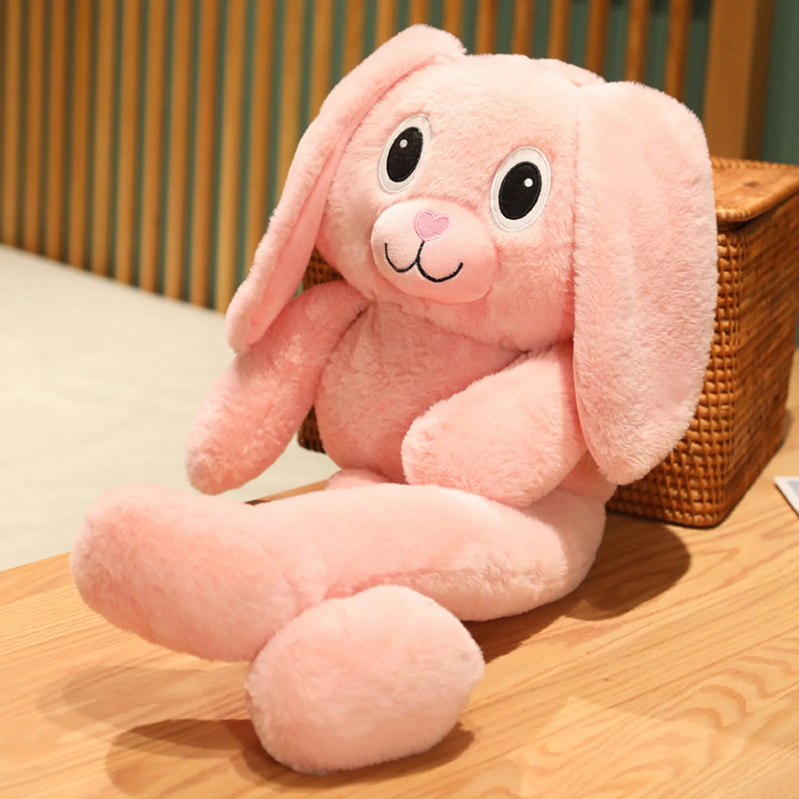 Retractable Rabbit Plush Toy Long-legged Soft Bunny Stuffed Rabbit Plush Dolls Long-legged Soft Bunny Dolls Children's Day Gift
Retractable Rabbit Plush Toy Long-legged Soft Bunny Stuffed Rabbit Plush Dolls Long-legged Soft Bunny Dolls Children's Day Gift