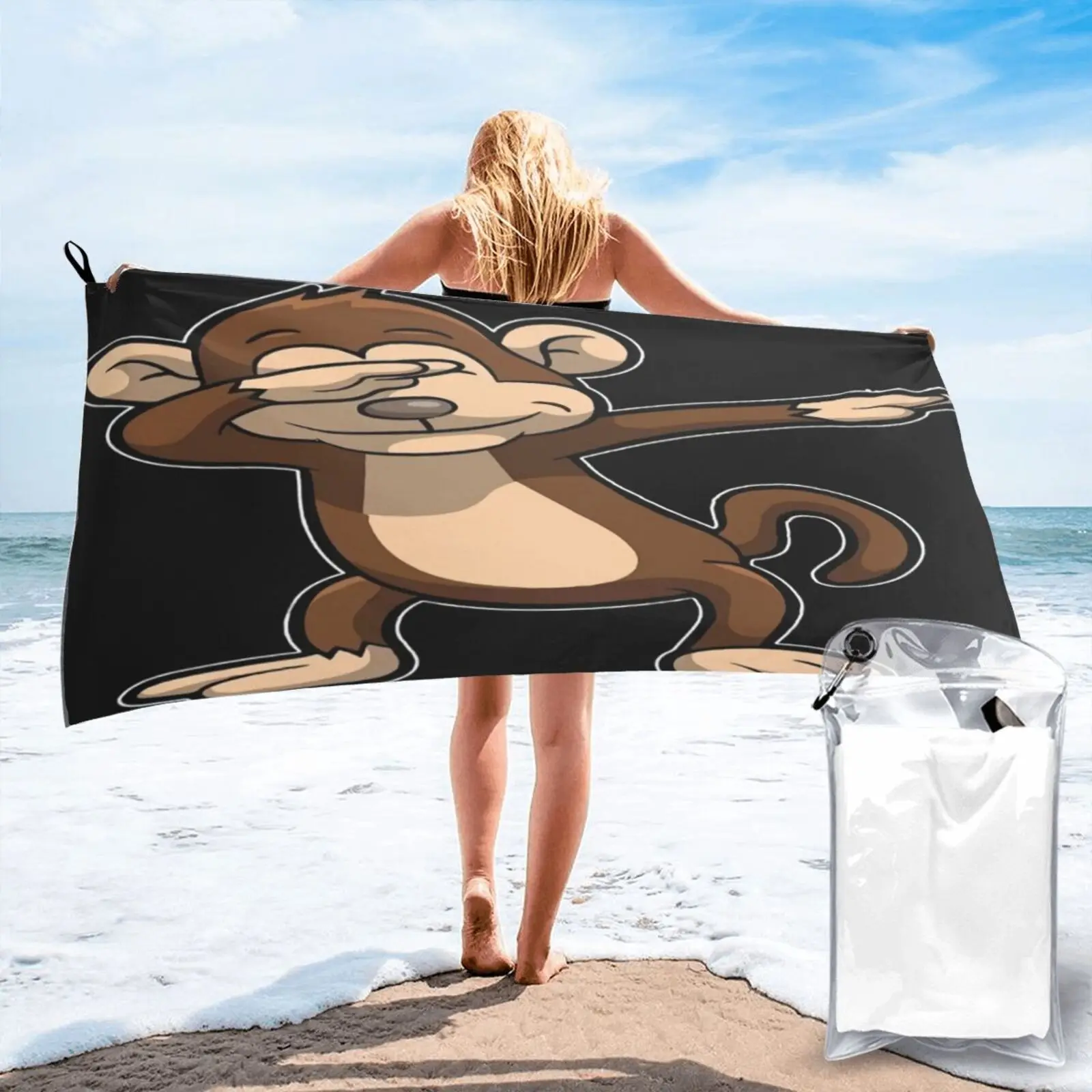 Dab Monkey Fun длинное пляжное полотенце для повторного использования, Большое пляжное полотенце для ванной, Большое пляжное полотенце для дома, ...
Dab Monkey Fun длинное пляжное полотенце для повторного использования, Большое пляжное полотенце для ванной, Большое пляжное полотенце для дома, ...