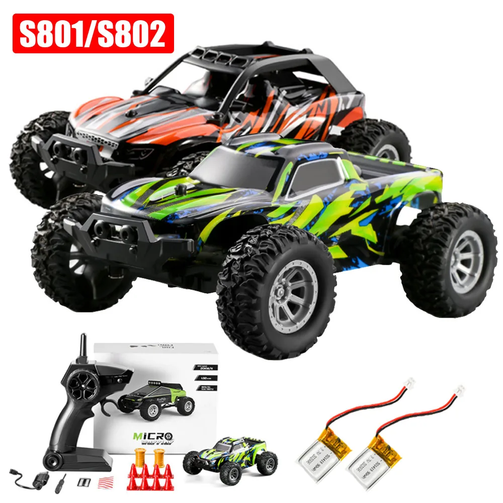 

S801 S802 Rc Car 1/32 20km/h High Speed Remote Control Car 2.4GHz Drift RC Racing Car 2WD Off-Road Buggy Toys Gift for Children