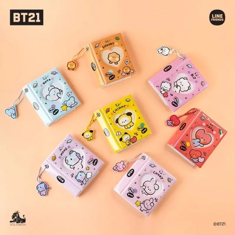 Kawaii Bt21, новинка, фотоальбом Minini, карточка для хранения, книга со звездами, периферийная 3-дюймовая карточка, аниме, милый мультяшный подарок на день рождения
Kawaii Bt21, новинка, фотоальбом Minini, карточка для хранения, книга со звездами, периферийная 3-дюймовая карточка, аниме, милый мультяшный подарок на день рождения