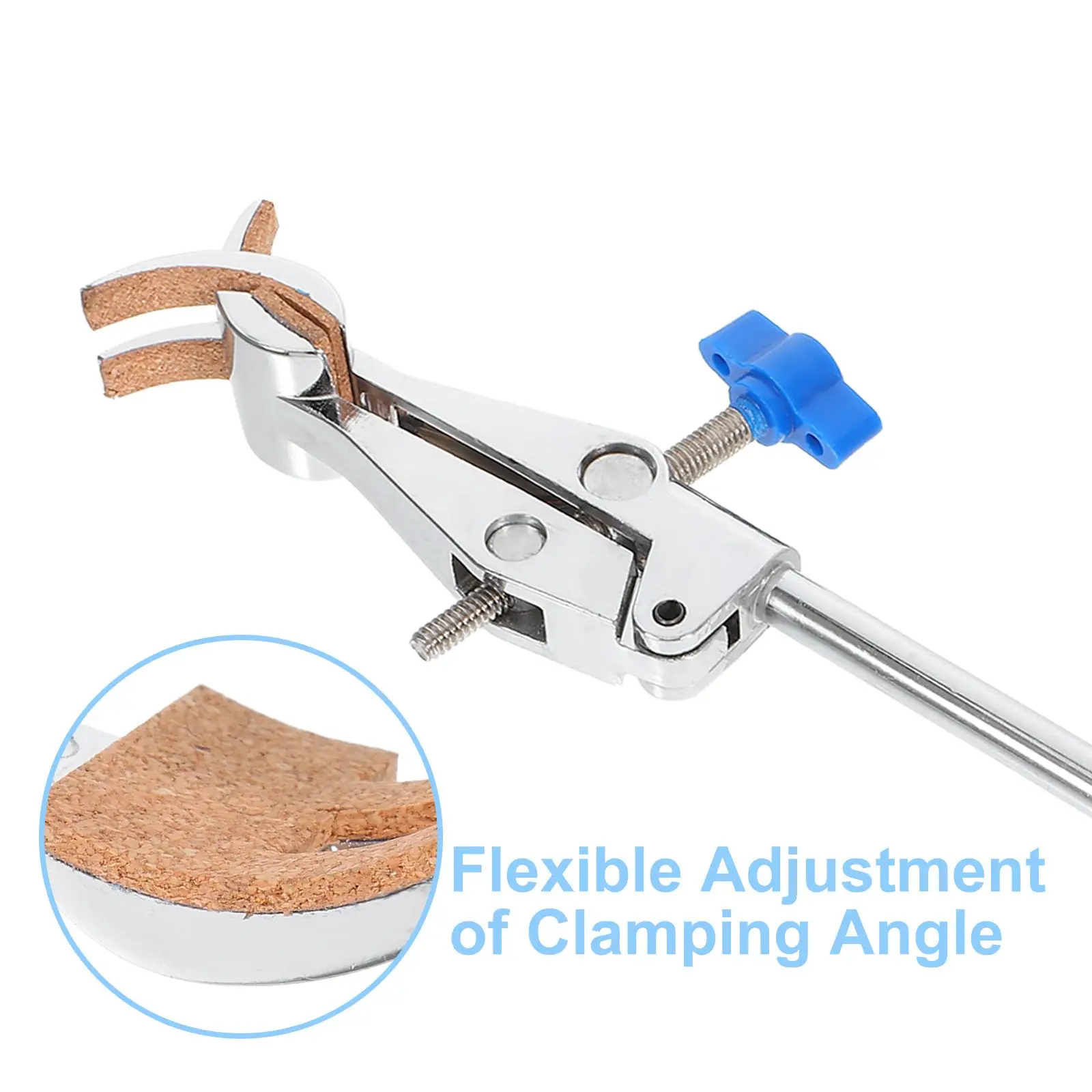 Лабораторный зажим с пробковой подкладкой
Лабораторный зажим с пробковой подкладкой